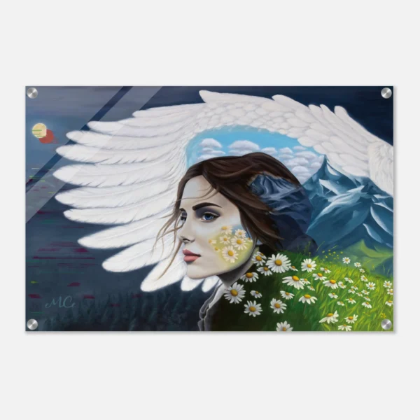 Under God's Wing Acrylic Print