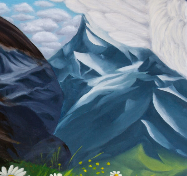 Under God's Wing Oil Painting - Image 5