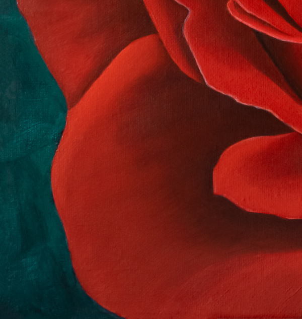 The Rose Oil Painting - Image 5
