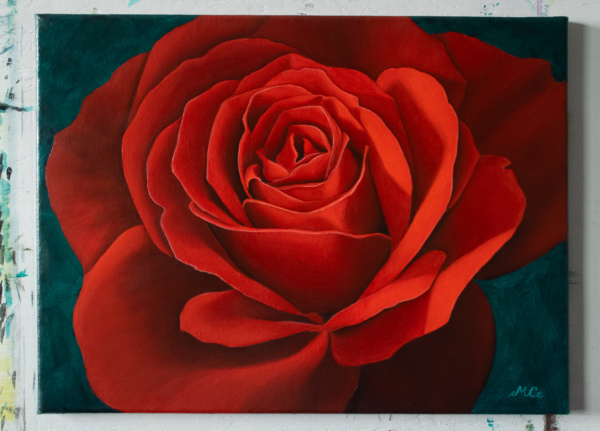 The Rose Oil Painting - Image 8
