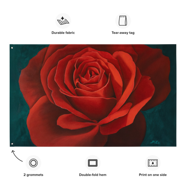 The Rose Flag Print - Image 2